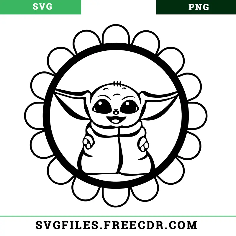 baby yoda svg cricut