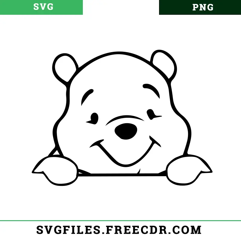 classic winnie the pooh svg