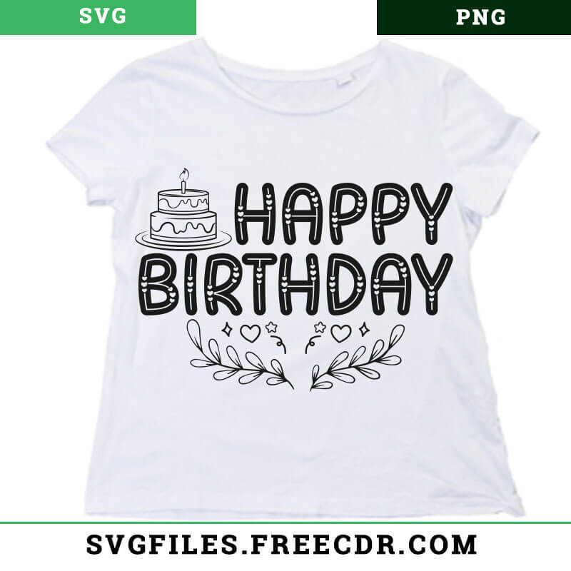 Happy birthday svg free