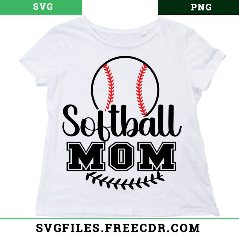 Softball Mom Svg Free For Cricut