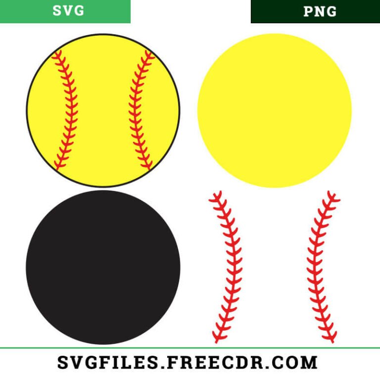 Softball free svg files