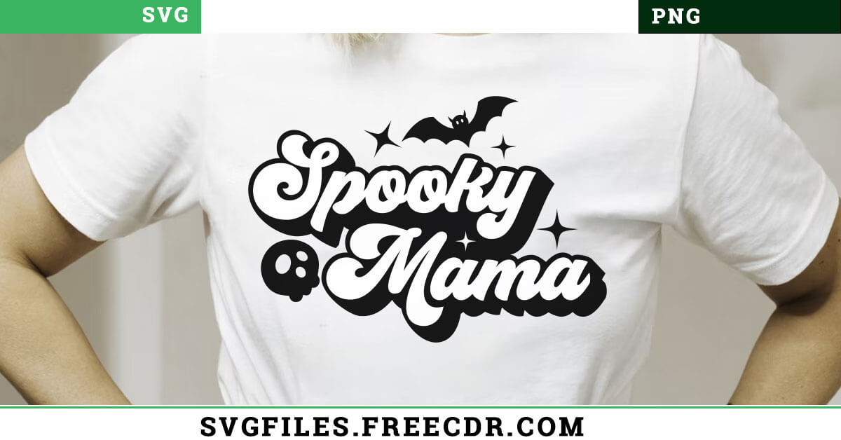 Spooky Mama Svg Free