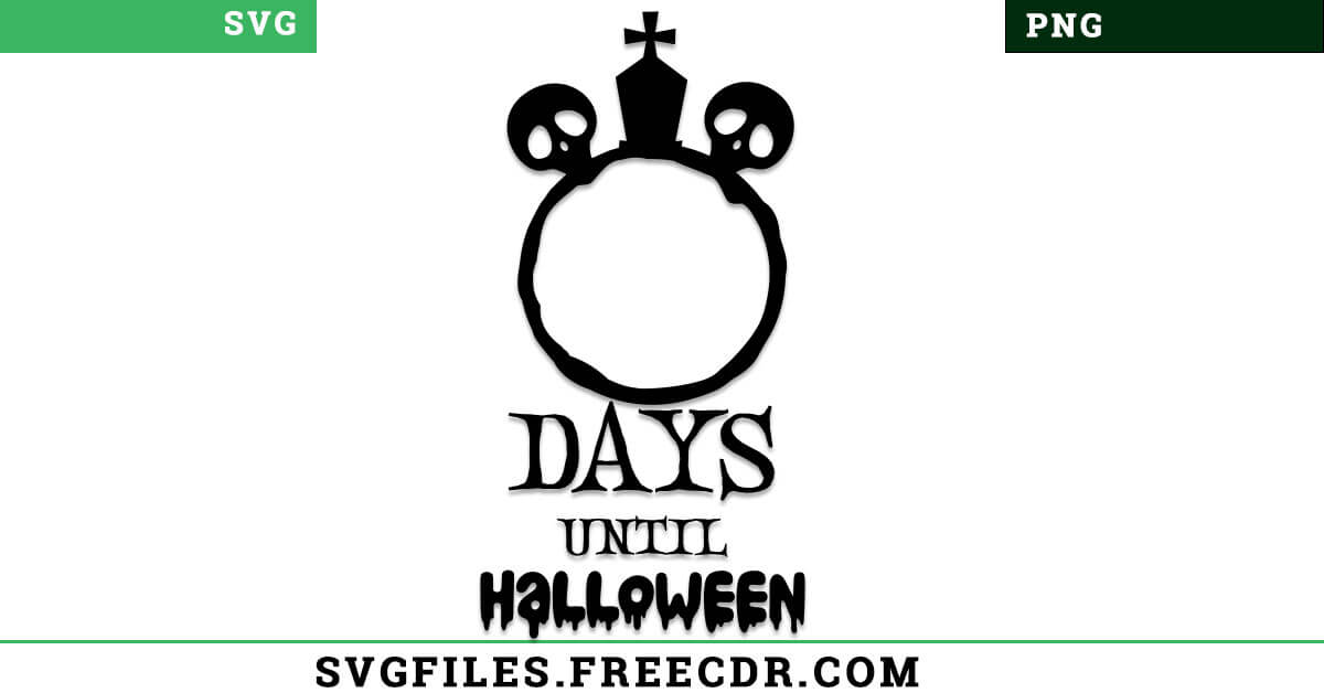 Days Until Halloween Svg Free For Cricut Or Silhouette