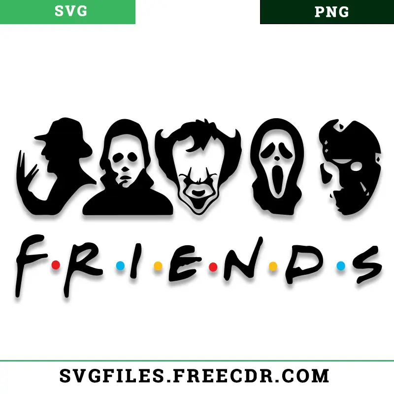 Friends Halloween SVG: A Spooktacular Way to Celebrate with Your Besties