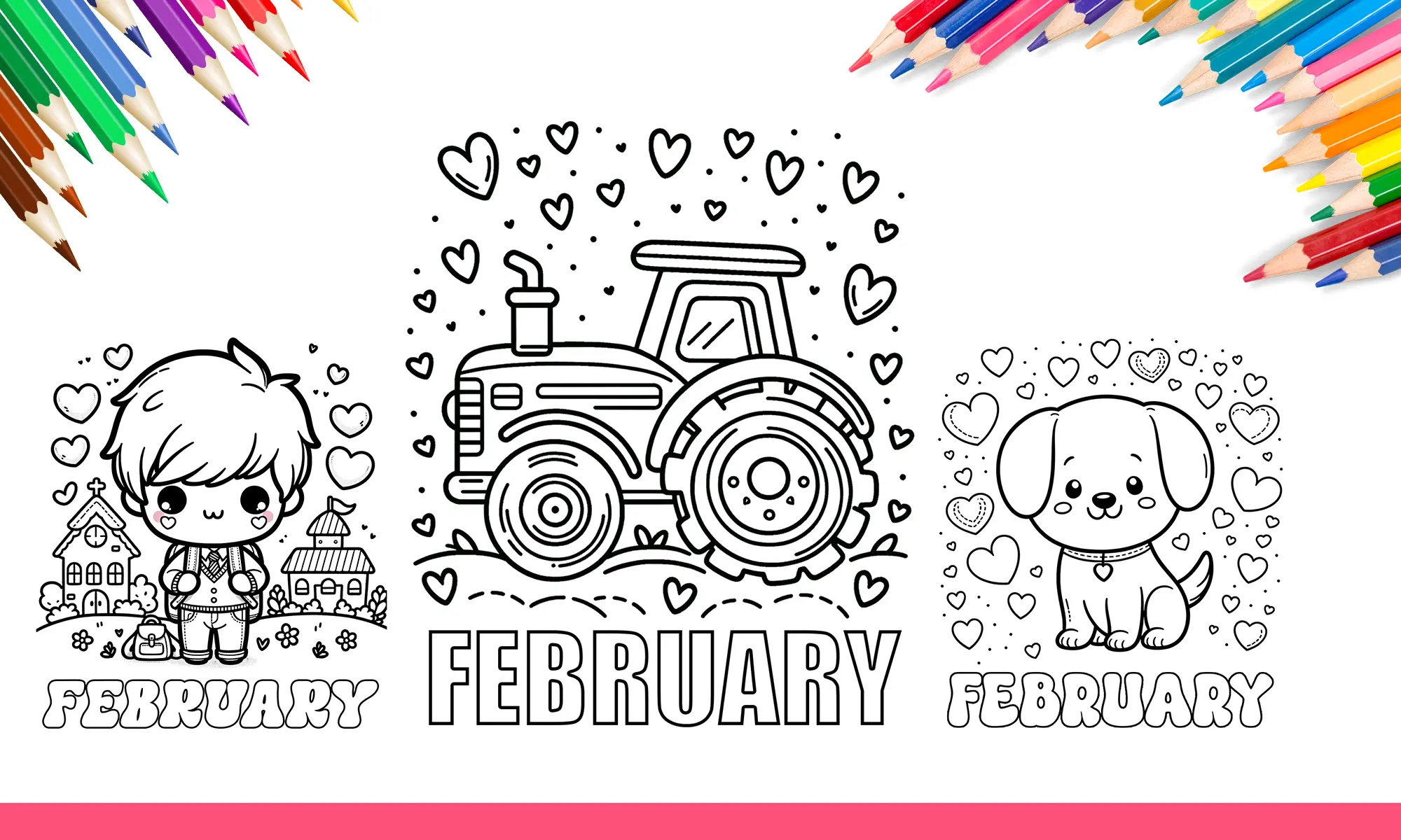 Cozy Up With 13+ Free February Coloring Pages