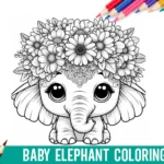 15+ Adorable Free Floral Baby Elephant Coloring Pages for Stress Relief