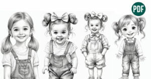 Free Adorable Printable Coloring Pages for Kids